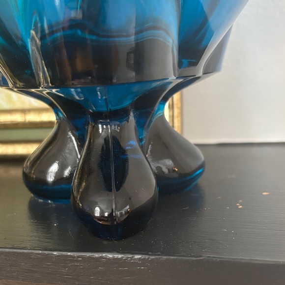 Vintage MCM Viking Glass Candy Jar - Picture 14 of 14